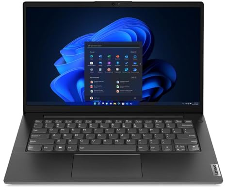 Lenovo V14 Gen 4 ABP Laptop AMD Ryzen 5 7430U 8GB RAM 256GB SSD 14 FHD TN Display Windows 11 Pro Integrated Radeon Graphics WiFi 6 USB Type-C HDMI Business Black 1 Year Warranty - 82YX005EUK