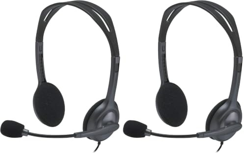 Logitech Stereo H111 - Headset - on-Ear (Packung mit 2)
