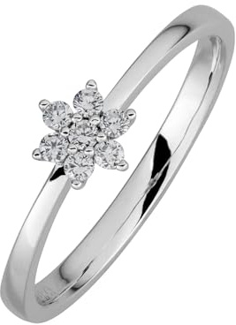 Lyomi Damen Ring 585/- Gold Glänzend Diamant Lab Grown weiß 0,13ct. 067370202-1