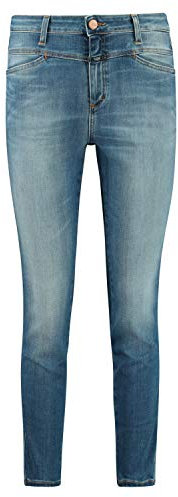 Closed Highwaist-Jeans 'Skinny Pusher' blau (MBL mid Blue) 26