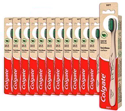 Colgate Bambuskohle, Zahnbürste, 12 Stück