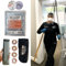 RE-U-ZIP® Heavy-Duty Ultra-Clear Magnetic Entry Strip Door Kit | Customizable 5 x 9 ft Cut-to-Size | 12 Mil FR Vinyl | Negative-Air Resistant and Reliable for Cleanrooms, Construction, Remodeling