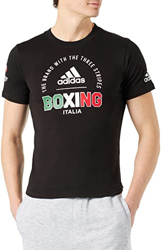 Adidas Unisex NATIONAL LINE Boxing T-Shirt, Italy Team, L