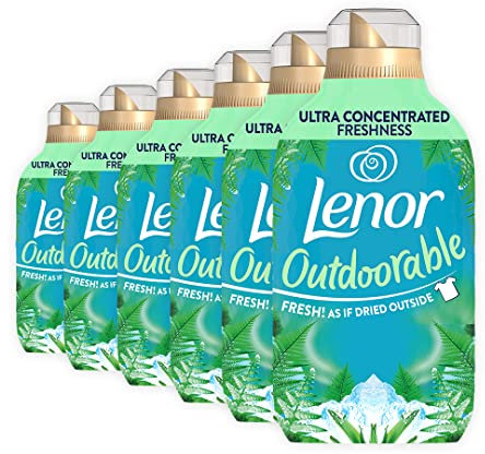 Lenor Outdoorable Fabric Conditioner 210 Washes, 6x490ml, Northern Solstice - Ultra Concentrated Freshness