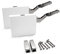 DOJA Barcelona | Herraje Puerta Elevable | Pack 4 | Compas Elevador 250–500 mm | Bisagras Elevables Fuerza 1600–3600 | Bisagras Compas Puerta Abatible, Herrajes Puerta Abatible Cocina