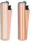 Weedness Clipper Feuerzeug Metall Cover Rosegold Hülle – Limited Gas Bong Pfeifen Einweg Pfeife Metall Box