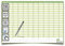 Kalenderoutlet ® Din A3 Dauerkalender abwischbar Geburtstagskalender immerwährender Kalender Jahresplaner Format: 42,0 x 29,7cm inkl. 1 Marker - GEROLLT – jahresunabhängig - deutsch