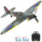 VOLANTXRC Avion télécommandé 4-CH RC Spitfire Fighter Avion radiocommandé 14+ pour débutants avec système de stabilisation Xpilot, voltige avec Une Seule Touche (761-12 Blue)