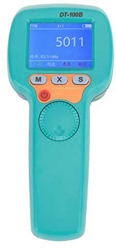 Digitales Handheld-Stroboskop, LED-Blitz-Strobe-Tachometer, 60-999999 U/Min Tachometer-Geschwindigkeitstester, Berührungsloser Drehzahlanalysator für Zahnraddruckdrehung