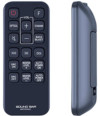 GOUYESHO AKB74935621 Ersatz Fernbedienung Passend für LG Sound Bar Speaker System SJ2 SJ2.AEUSLLK SJ2.DEUSLLK SPJ2BW COV33552424