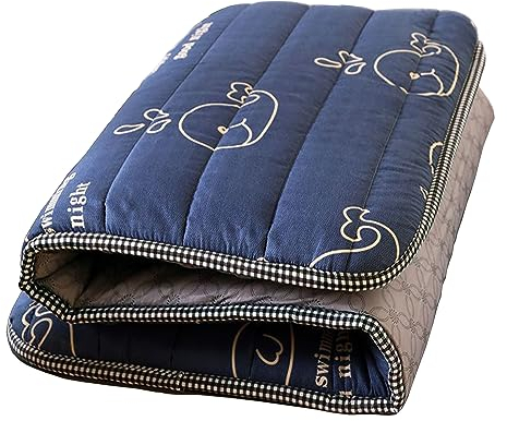 QUINTO Futon-Matratze Futon-Weichboden Faltbare tragbare Matratze Doppelter japanischer Futon Japanische Tatami-Rollmatte Faltbare Matratze verdicken 90x200,B,120X200cm