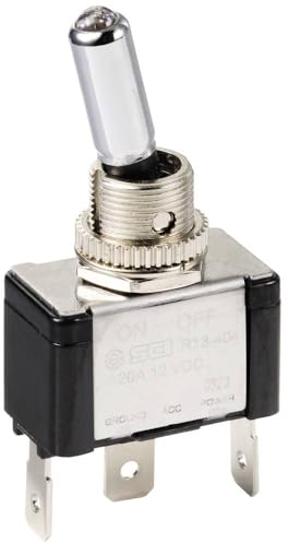 TRU COMPONENTS TC-11193848 Kippschalter 12 V/DC 20A 1 x Aus/Ein rastend 1St.