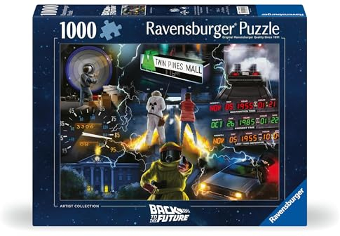 Ravensburger Puzzle 12000278 - Back to The Future - 1000 Teile Puzzle für Erwachsene und Kinder ab 14 Jahren,