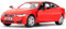 imtfzct 1/36 BMW M4 Modellauto, Alu-Spielzeugauto mit Rallyefunktion, Freizeit-Spielzeugmodell, Auto-Geschenke für Jungen und Mädchen (rot)