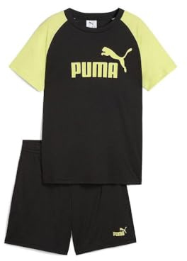 PUMA Jungen Ess No.1 Logo Poly Tee And Shorts Set B Gestrickte Anzüge (1er Pack)