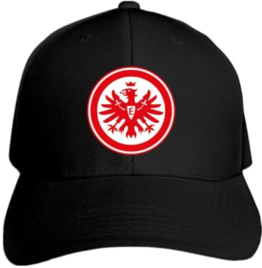 VELUNE EIN-Tracht Fra-Nkfurt Logo Cap mit gebogener Krempe, Bedruckte Baseballkappe, Sonnenblende, Reisekappe, Sandwich-Kappe, verstellbar Geschenk
