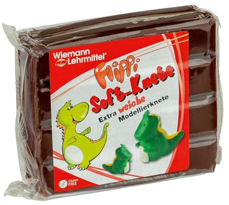 Flippi® Soft-Knete, 250 g | Wiemann Lehrmittel (braun)
