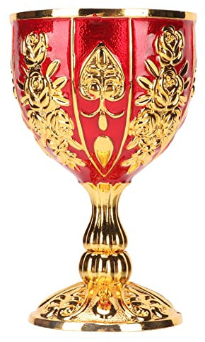 Yctze Calice En Or 4 I À Haute Teneur En Zinc Oy R Motif Ele Pimp En Relief Pour Fête Banquet Gobelet Ou De Calice En Métal Or Rouge
