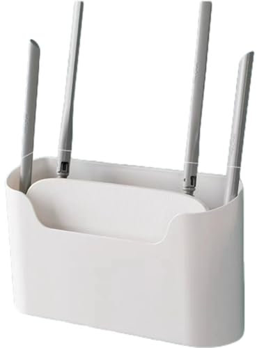 Router Shelf, Wifi Router Box, Wifi Router Storage Box, Cable Organiser Wall Mounted Floating WLAN Router Rack For Storage Of Internet Cables, Wires, Routers, TV Set-Top Boxes Etc