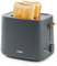 DOMO DO965T Toaster 'Wood You Serie' - 6 Temperaturstände - 3 Funktionen: rösten, auftauen, abbrechen - 2 Schlitze für 2 Toasts - Kabelaufbewahrungsfach - Matt Grau - 1000W