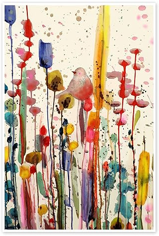 Posterlounge Dieser sanfte Morgen Poster | 60 x 90 cm von Sylvie Demers Bunt Wandbilder Wanddeko