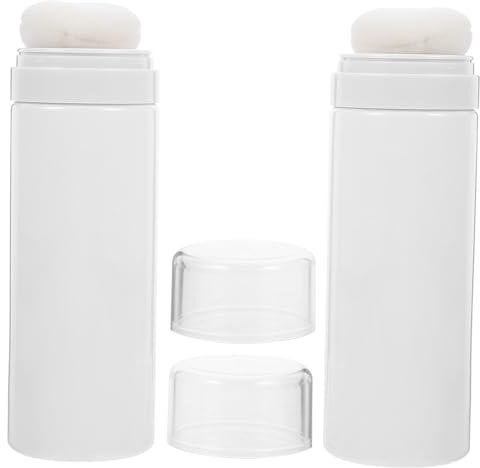 Toyvian 2st Babypuderflasche Produkte Formel Talkum Leerer Behälter Für Babypuder Pulver Körperpuderquaste Und Behälter Babyflaschen Babyshampoo Behälter Für Babypuderquaste Sport
