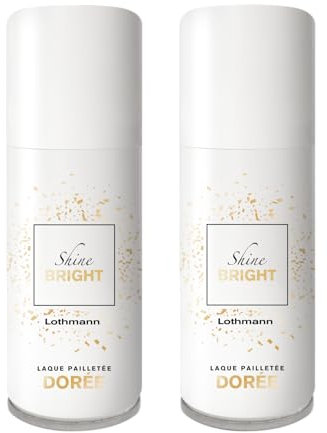 Lothmann Paris - Duo Laques pailletées Dorées Shine Bright - 2x100ml