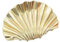 Pince à cheveux tendance en forme de coquillage en métal pour un usage quotidien
