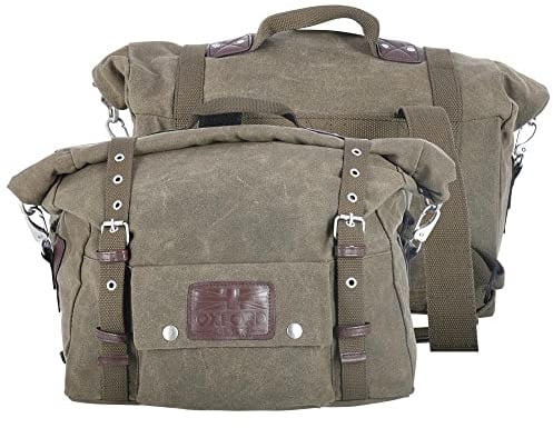 Oxford OL578 Erbe Packtaschen Baumwolle Gepäck, 40L, Khaki