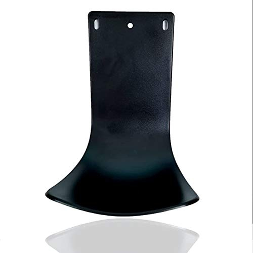 WellingA Abtropfschale Desinfektionsmittelspender, Tropfschale für Desinfektionsspender, Universal-Tropfschale aus weißem ABS-Kunststoff, Wandmontage,Schwarz
