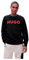 HUGO Herren Dem Sweatshirt aus French Terry mit Rundhalsausschnitt und Kontrast-Logo Schwarz XL