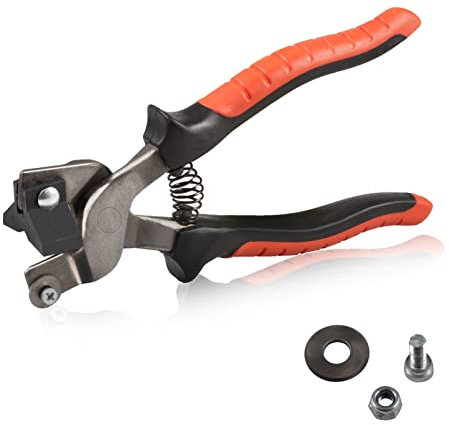 SPEEDWOX Pince à mosaïque de 20,3 cm, coupe-carreaux de mosaïque, pince à carrelage en céramique, outils de mosaïque, pince à carrelage avec roue de marquage en plastique robuste