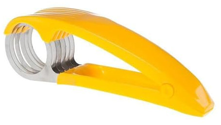 Cortador de Platano,Platano Slicer Rebanador de Bananas Cortador De Frutas Acero Inoxidable Cortador Multifuncional para Plátanos Pepinos Salchichas y Kiwi