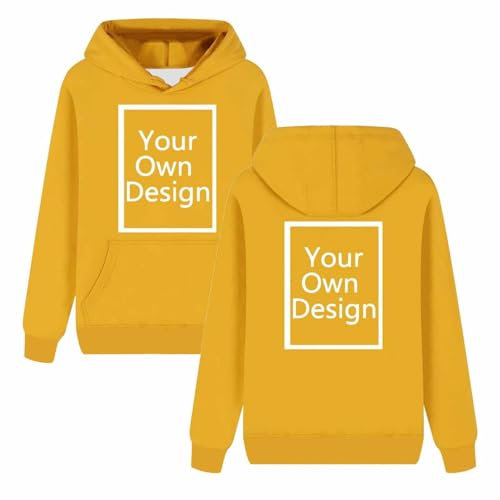 Personalised Hoodie Sweatshirt with Any Text/Logo - Custom Hoodie for Ladies/Personalised Hoodies for Women/Customised Hoodie for Men/Costumes for Couples Christmas Print