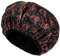 Abeillo Terry Lined Shower Caps for Women Reusable, Triple Layer Large Shower Cap Terry Cloth Lined Waterproof Bath Cap Hair Cap for Long Thick Hair (Cashew Flowers)