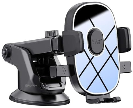 Support De TéLéPhone Portable pour Dacia Duster II 2021-2022, Appareil portatif Porte TéLéPhone Voiture &Rotation 360° Smartphone