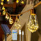 Ollny Solar Lichterkette Aussen, mit 24 S17 Glühbirnen 12M Lichterketten Außen Wetterfest, 8 Modi Timer Dimmbar für Vintage Deko Garten Balkon Terasse Hochzeit Party