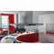 Brokky Campana extractora de Isla con Pantalla LCD Extractor Cocina Campana De Recirculacion con Filtro Carbono Campana