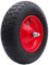 HERO Schubkarrenrad Ersatzrad Luftbereifung 4.8/4.00-8 Schubkarrenreifen Reifen mit Metallfelge & Kugellager Gummirad Schubkarre Sackkarre Rad Luftrad 2PR Reifen Rot Ø 380mm Tragelast 200kg