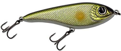 Angel-Berger Wild Devil Baits Pike Master Jerkbait Jerk Wobbler Hardbait (Ayu, 12cm / Sinking)