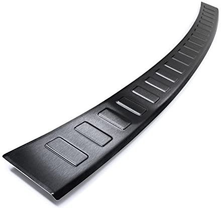 tuning-art 9842 Edelstahl Ladekantenschutz passend für Mazda 3 BM 2013-2018, Farbe:Anthrazit