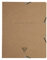 Clairefontaine 103514C Sammelmappe Flying Spirit, mit 3 Klappen, für DIN A4, 24 x 32cm, Umschlag aus Karton, 1 Stück, Braun mit sortierten Designs
