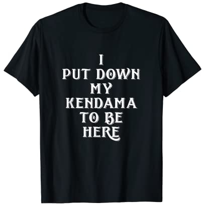 I Put Down My Kendama To Be Here Lustige Kendama Toy Tricks T-Shirt