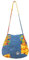 Boland 44540 - Umhängetasche Hippie, Größe 40 x 40 cm, Accessoire, Tasche, Festival, Mottoparty, Karneval