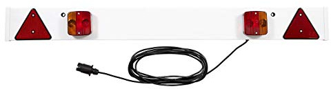 UKB4C 4'6 CAR TRAILER BIKE CARRIER LIGHT BOARD 6M CABLE 4X FUNCTION LAMPS INC BULBS