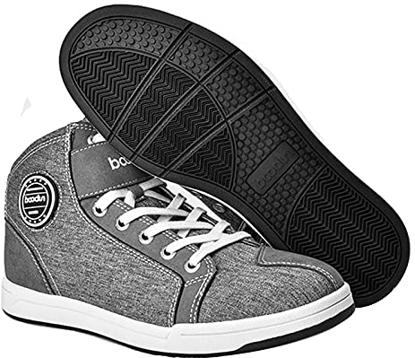 Sebasty Stivali da Moto,Scarpe Casual da Uomo,Stivali da Motociclista in Tessuto Antipioggia in Microfibra,Scarpe da Moto Traspiranti Estive,43