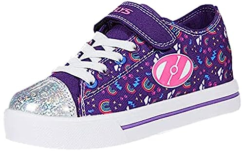 Heelys HLY-G2W-8355 Schuhe mit Rollen, Purple Multi Rainbow, 33 EU