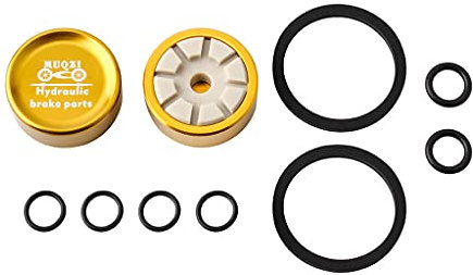 DANLINI Freno de disco de bicicleta de carretera MTB repuesto piezas de freno hidráulico pistón para Shi-Mano Xt / M785 / M8000 / M8100, color dorado