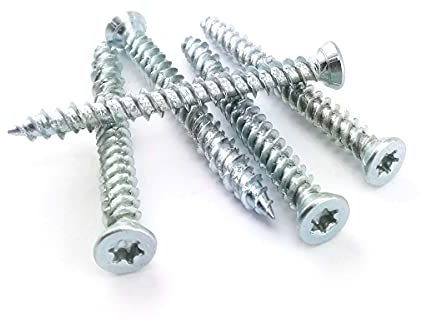 10x Fensterschrauben Fensterrahmenschrauben Rahmenschrauben Senkkopf 7.5x112