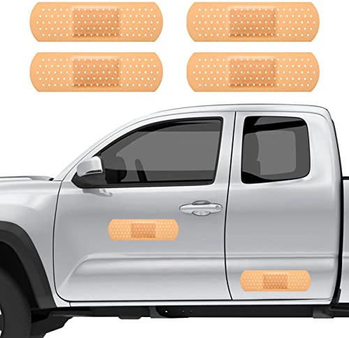 4 Stück Riesen Auto Pflaster Aufkleber, Autoaufkleber, Groß, Lustig, Autsch, Bandage, Vinyl-Pflaster, Aufkleber Für Auto, LKW, Fahrzeug, Fenster, Lustige Aufkleber, Auto-Aufkleber